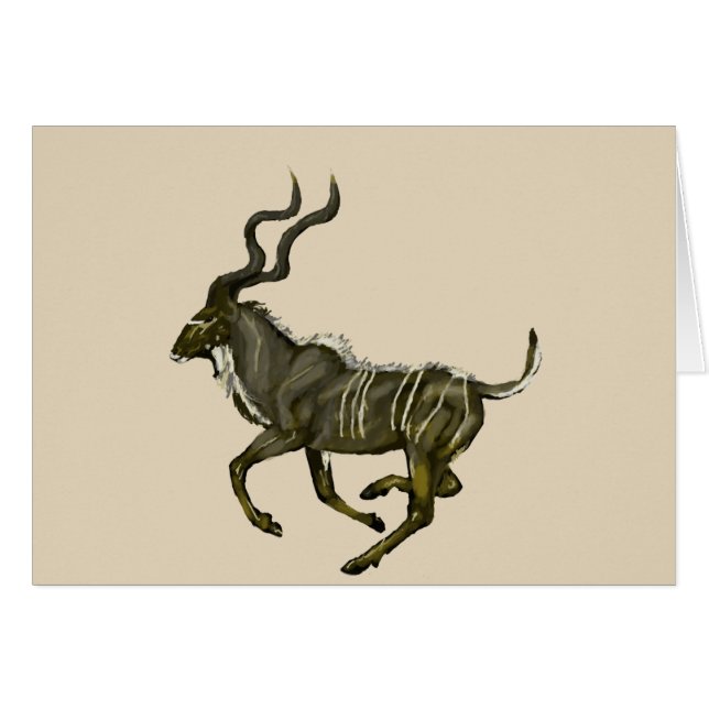 Galloping kudu (Front Horizontal)
