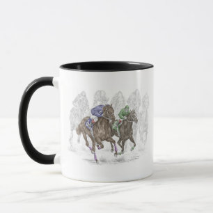Galloping Race Horses Mug