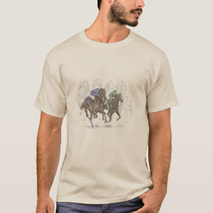 Galloping Race Horses T-Shirt