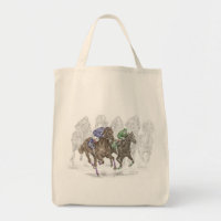Galloping Race Horses