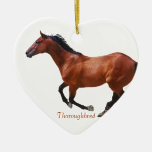 Galloping Thoroughbred Ornament