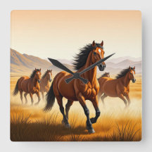 Galloping Through Time : Horloges inspirées des ch