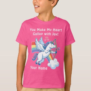 Galloping Unicorn Cupid’s Love Magic T-Shirt