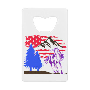 Galloping Wild Mountain Horse