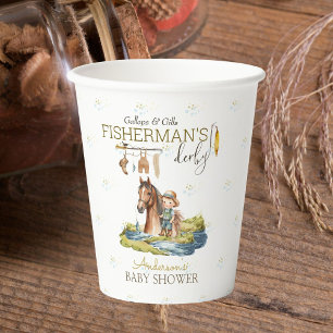  Gallops And Gills Fisherman Derby Baby Shower Paper Cups