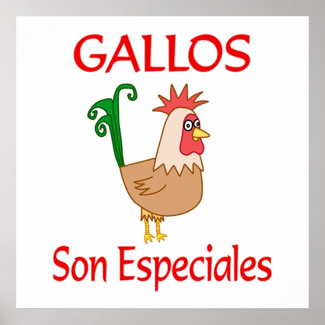 Gallos Son Especiales Poster (Front)