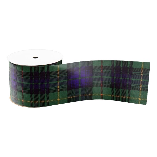 Galloway clan Plaid Scottish kilt tartan Grosgrain Ribbon (Spool)