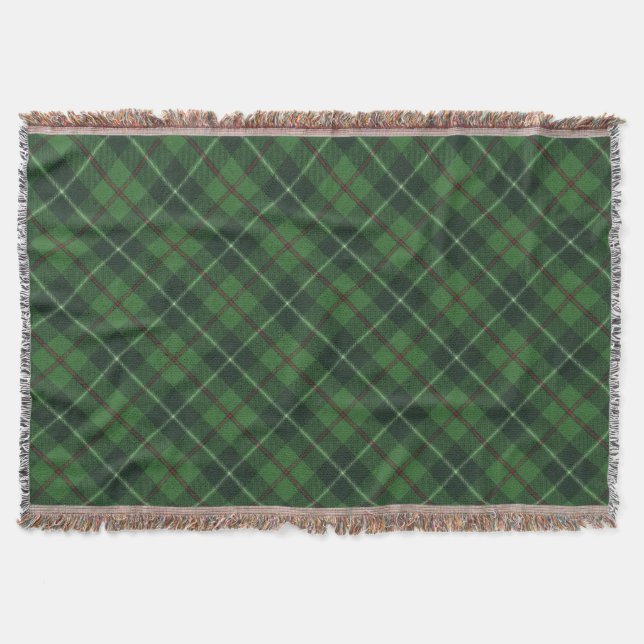 Galloway Hunting M Original Scottish Tartan Throw Blanket (Front)
