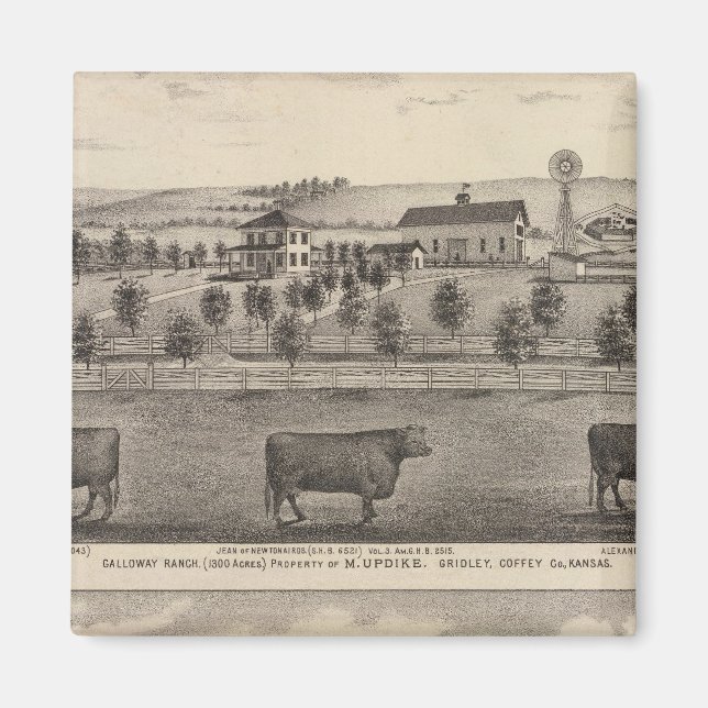 Galloway Ranch, Kansas Magnet (Front)