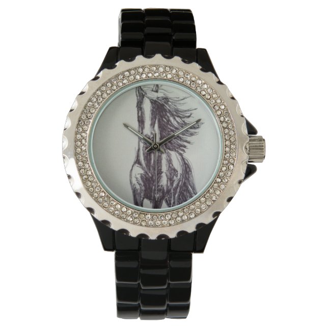 Galluping Horse drawing Watch (Front)