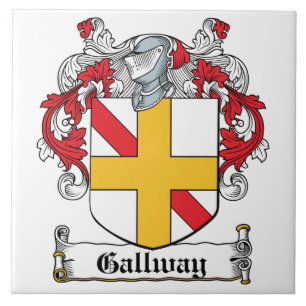 Gallway Family Crest Tile