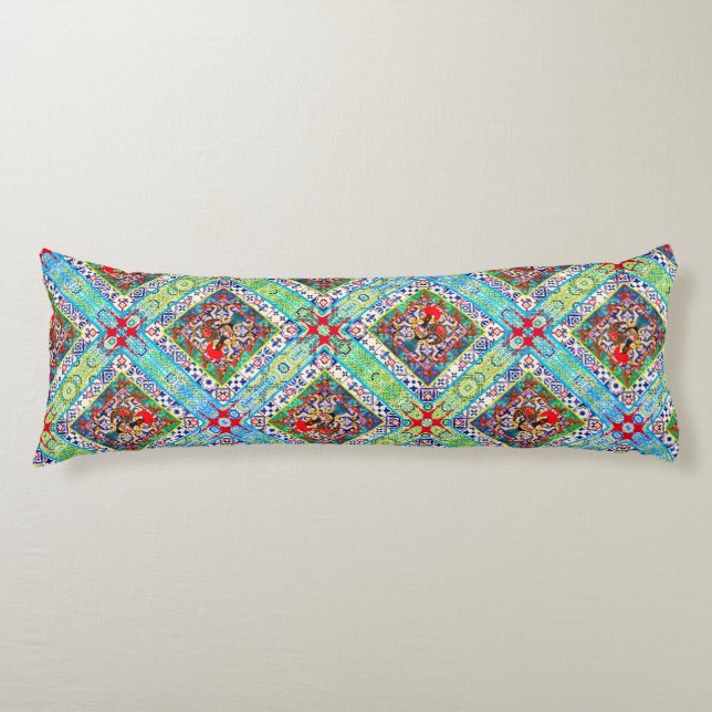 Galo de Barcelos, Portugal Body Pillow (Front)