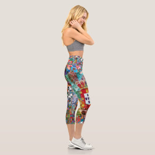 Galo de Barcelos, Portugal Capri Leggings
