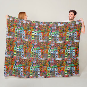 Galo de Barcelos, Portugal Fleece Blanket