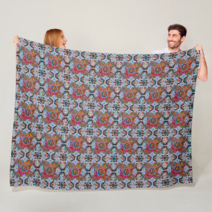 Galo de Barcelos, Portugal Fleece Blanket