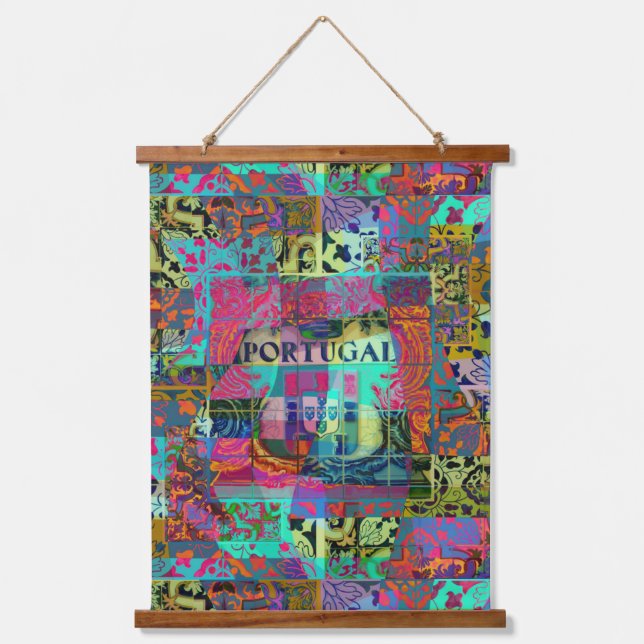 Galo de Barcelos, Portugal Hanging Tapestry (Front)