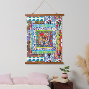 Galo de Barcelos, Portugal Hanging Tapestry