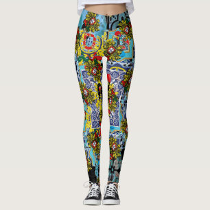 Galo de Barcelos, Portugal Leggings