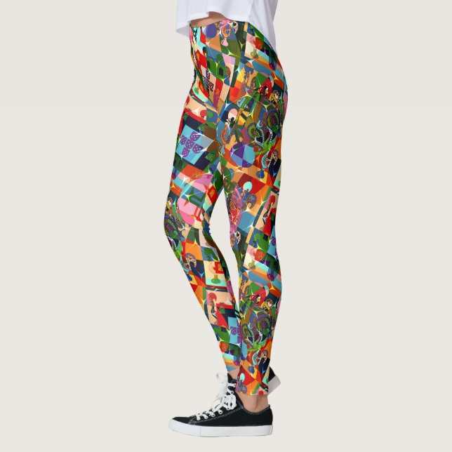 Galo de Barcelos, Portugal Leggings (Left)