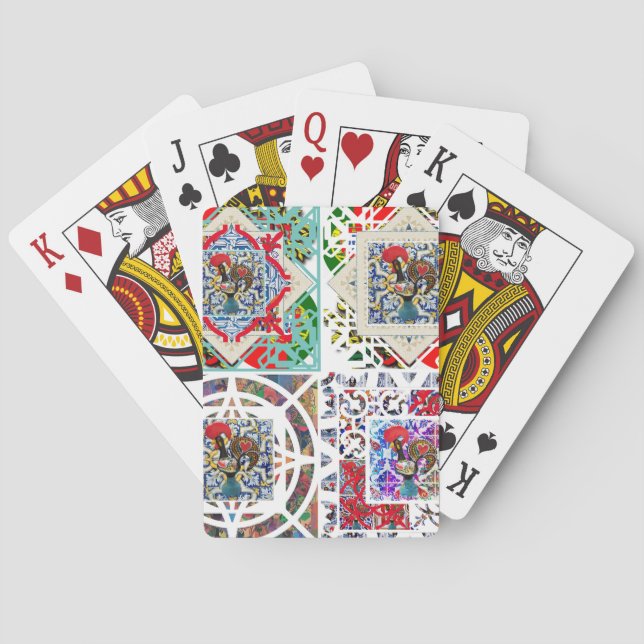 Galo de barcelos, Portugal Playing Cards (Back)