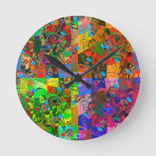 Galo de Barcelos, Portugal Round Clock