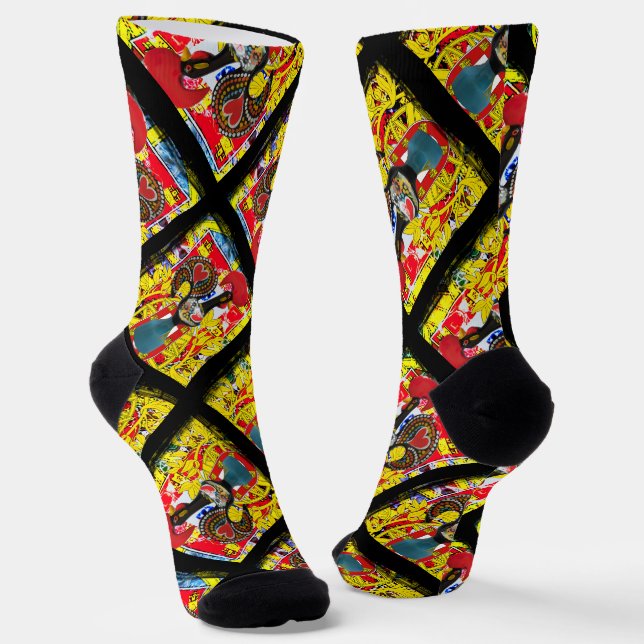 Galo de Barcelos, Portugal Socks (Angled)