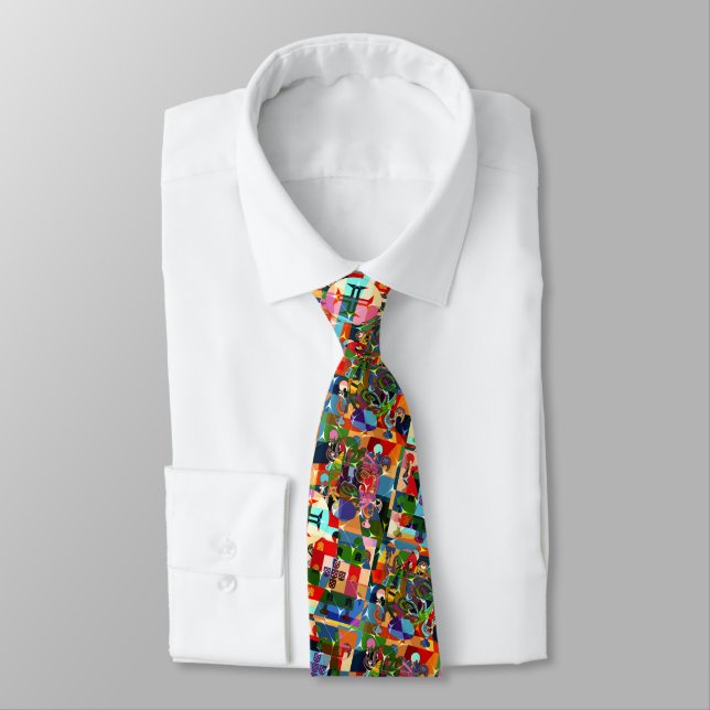 Galo de Barcelos, Portugal Tie (Tied)
