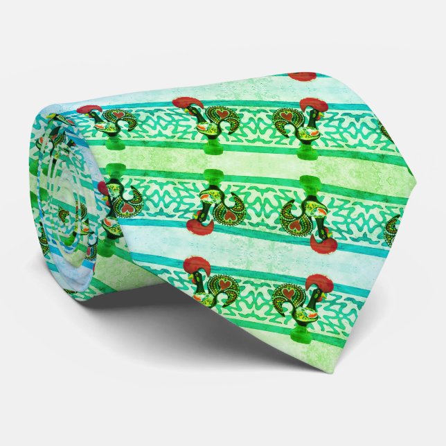 Galo de Barcelos, Portugal Tie (Rolled)