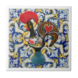 Galo de Barcelos, Portugal Tile