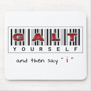 GALT YOURSELF logo Mouse Pad