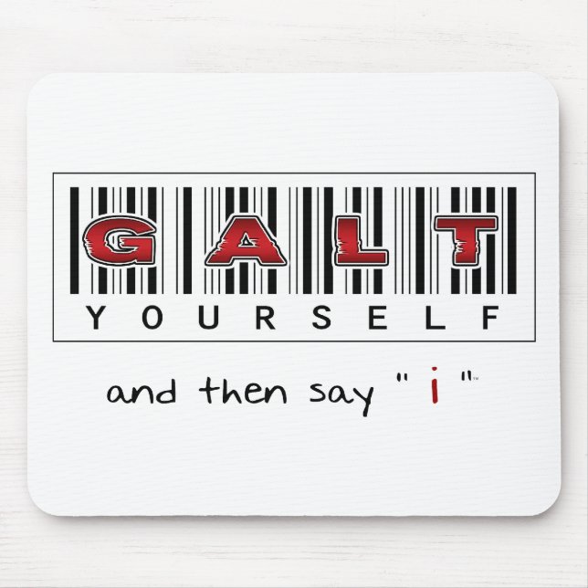 GALT YOURSELF logo Mouse Pad (Front)