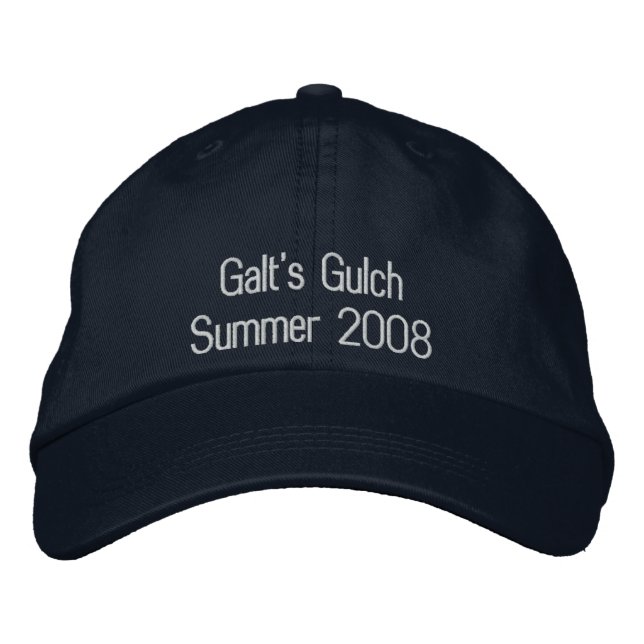 Galt's Gulch Embroidered Hat (Front)