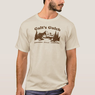 Galt's Gulch Vintage Tee Brown