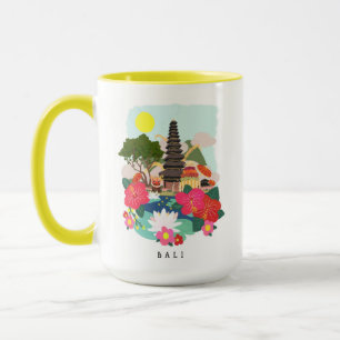 Galungan in Bali Illustration Mug