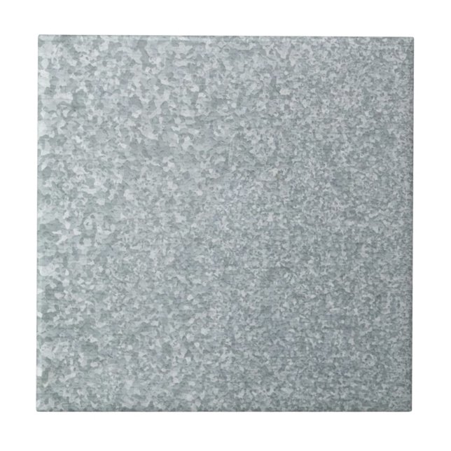 Galvanized metal look tile (Front)