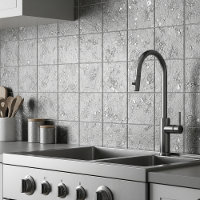 Galvanized metal look