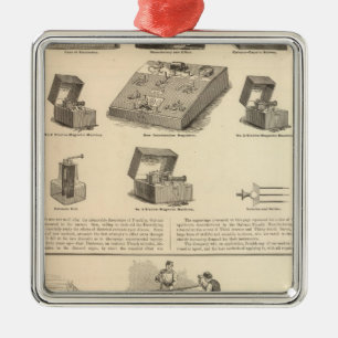 Galvano Faradic Manufacturing Company Bickford Metal Ornament