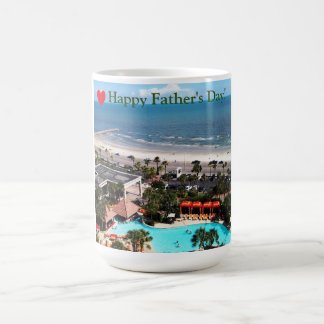 Galveston Beach "Happy Father's Day"  Coffee Mug