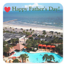 Galveston Beach "Happy Father's Day" 