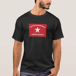 Galveston Invincibles Flag  Texas Republic Flag Al T-Shirt