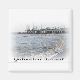 Galveston Island Pleasure Pier Magnet