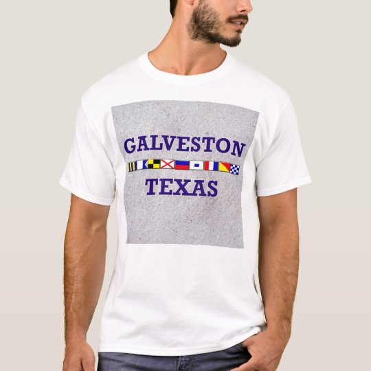 Galveston Nautical Flags - Sand Shirt