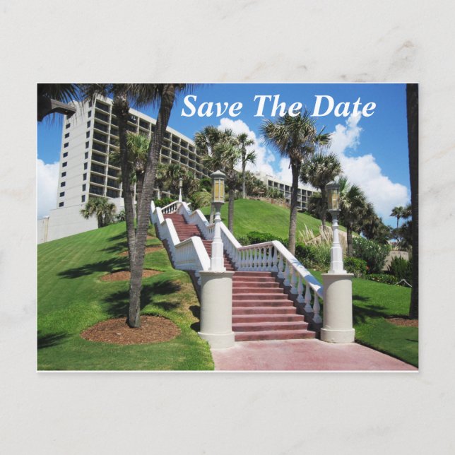 Galveston | Save The Date Announcement Postcard (Front)