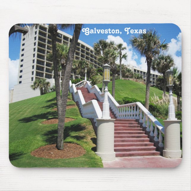 Galveston, Texas - Stairway-to-Heaven- Mousepad (Front)