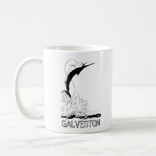Galveston, TX Sportfishing Coffee Mug