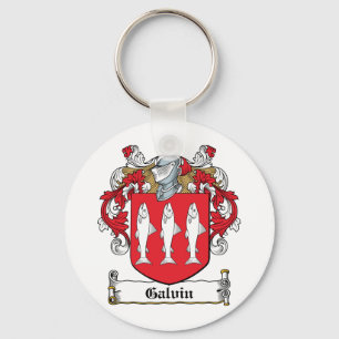 Galvin Family Crest Keychain