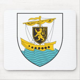 Galway Coat of Arms Mouse Pad