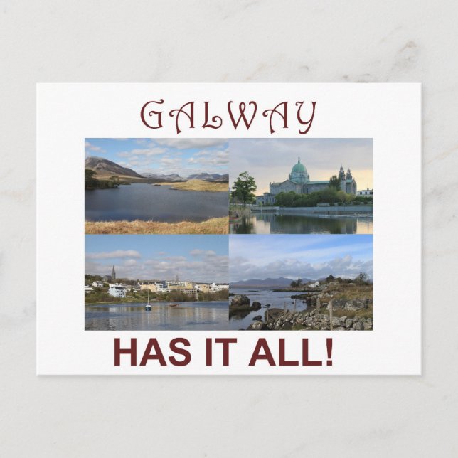 Galway has it all! postcard (Front)