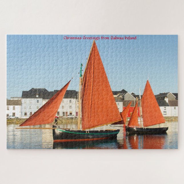 Galway  Sailing Boats Ireland. Jigsaw Puzzle (Horizontal)