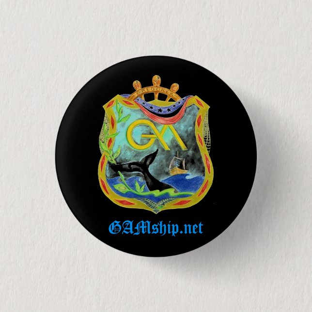 GAM Neon Pledge Pin (Front)
